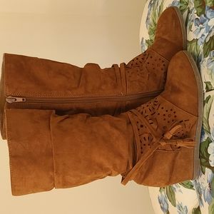 ◇ Shoe Sale ◇ Girl below knee height wedge boots